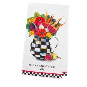 Mackenzie Childs Vegetable Bouquet Dish Towel